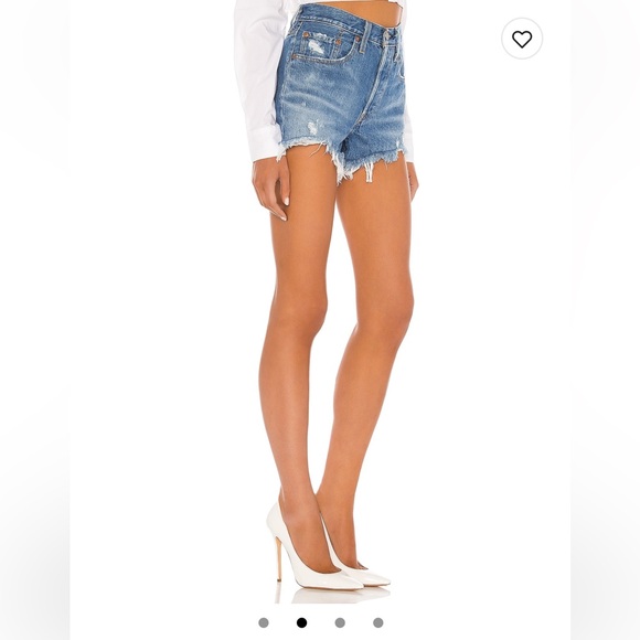 Levi’s 501 Original Short in Athens Mid Short - Picture 2 of 12